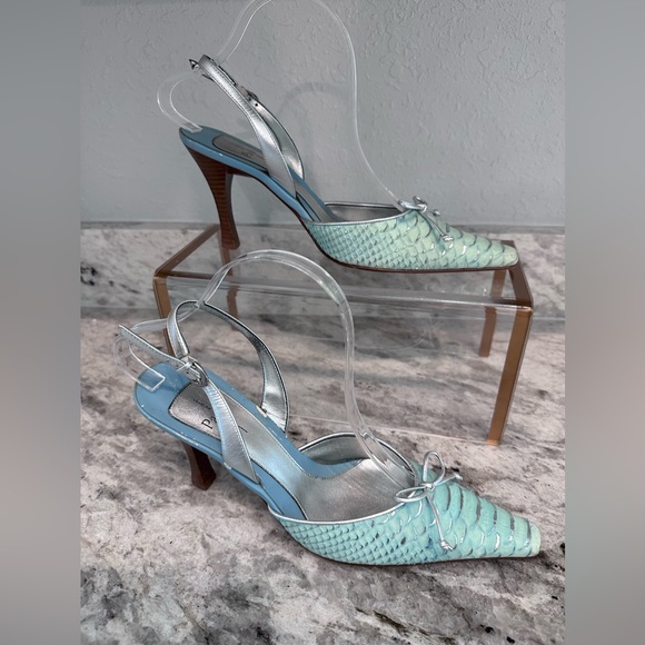 LINEA PAOLO Sling Back Pumps Sz 8 - Picture 2 of 9